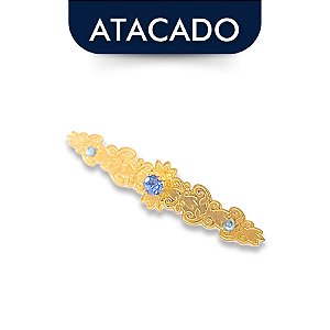 Broche Folheado P/ Manto 7cm Atacado