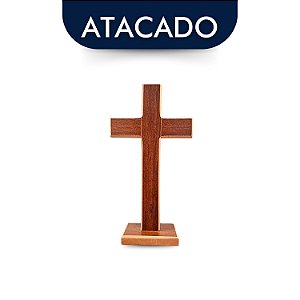 Cruz Sem Cristo Em Madeira 28,5cm Atacado