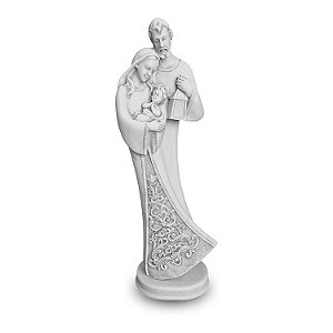 Imagem Da Sagrada Família Marmore 32cm