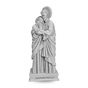 Sagrada Família Abraço em Mármore 26cm