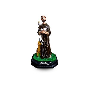 São Francisco De Assis Resina 10cm