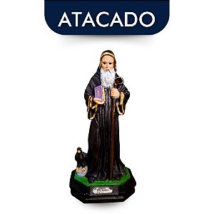 Imagem São Bento Em Resina 15cm Atacado