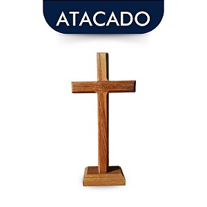 Cruz Sem Cristo Madeira Maciça 21cm Atacado