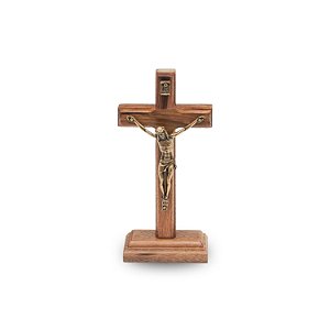 Cruz De Mesa E Parede Madeira Maciça 12cm