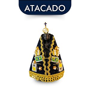 Imagem De Nossa Senhora Aparecida Resina 13cm Atacado