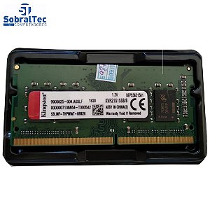 Memoria Ram Notebook 8Gb Ddr4 2133MHz KVR21S15S8/8 Kingston