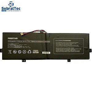 Bateria Notebook Positivo p3582133*2p 4.2V 2 Células Usada