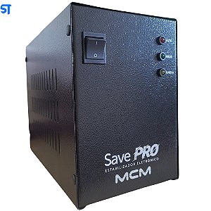 Estabilizador Save Pro -MCM 2000va Biv/115v Com 4 Tomadas
