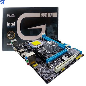 Placa Mãe Soquete 775 / DDR3 GoLine G41 GL-41-MA G41