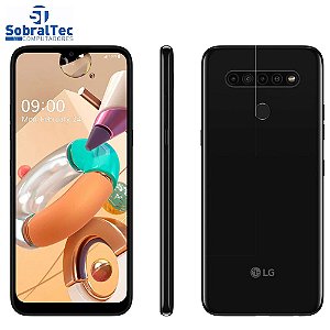 Smartphone LG K41S 32GB Preto 4G Octa-Core - 3GB RAM Tela 6,55” Câm. Quádrupla + Selfie 8MP