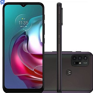Smartphone Motorola Moto G30 128GB Dark Prism 4G - 4GB RAM Tela 6,5” Câm. Quádrupla + Selfie 13MP