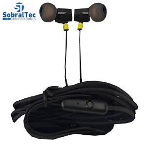 Fone De Ouvido Intra-Auricular Com Microfone H´Maston EJ-35