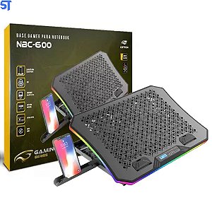 Base Para Notebook 17.3” Gamer NBC-600BK C3Tech - C3 Tech