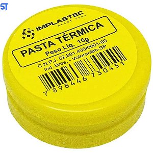 Pasta Termica Implastec Para Processador 15G IMPLASTEC