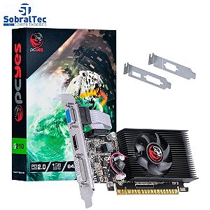 Placa de Vídeo PcYes G210 1GB / DDR3 - (PA210G6401D3LP)