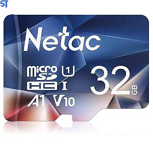 Cartão Micro SD HC Classe 10 Ultra Netac 32Gb 90Mb/s De Leitura