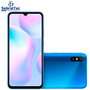 Celular Xiaomi Redmi 9A 32GB / 2GB RAM / Dual sim / Tela 6.53" / Câmeras 13MP e 5MP - Azul