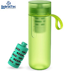 Garrafa de Água Philips GoZero Adventure AWP2722LIR Verde - Squeeze 590ml Com Filtro AWP294/295
