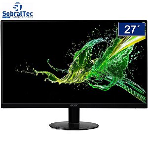 Monitor Gamer Acer LCD 27´ Polegadas SA270, Full HD, IPS, HDMI, 1ms - UM.HS0AA.B02