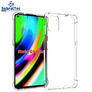 Capa De Silicone Transparente Anti Impacto Moto G9/Plus