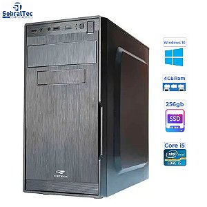 Computador Core i5 3570 3.40Ghz -TG-H61-S -HD SSD 256GB Memória Ram 4 Gb Windows 10