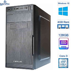 Computador ST Core i3-2100- HD SSD 128GB- Memória 4GB- Gab MT-23V2BK- Windows 10