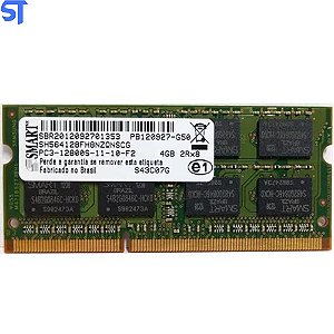 Memoria Ram Notebook 4gb Ddr3 2Rx8 SH564128FH8NZQNSCG Smart