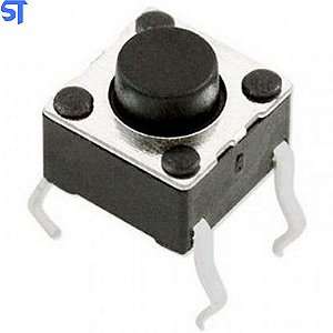 Botão Chave Tactil 6x6x4,3mm 180 Graus