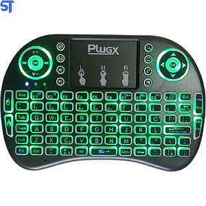 Mini Teclado Com Touchpad Plugx P-18