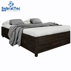 Cama Casal Mônaco Tcil Móveis Cumaru Rustic - Sem Colchão