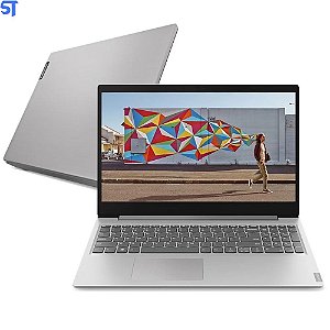 Notebook Lenovo Ultrafino ideapad S145 Ryzen 5 3500U 8GB de RAM 1TB Linux 15.6" 81V7S00100 Prata