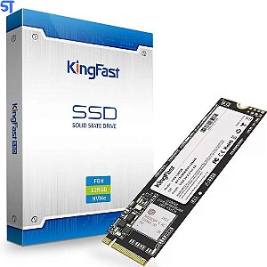 HD SSD M.2 KingFast 128Gb De Armazenamento 2100Mb/s De Leitura E 1700Mb/s De Escrita