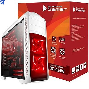 Gabinete Gamer Bg-024 Bluecase - 01 Baia Externa S/ Fonte / Usb 3.0 Frontal