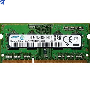 Memória Ram Notebook 4gb 1x4gb Samsung PC3L12800S-11-13-B4- M471b5173eb0-Yk0