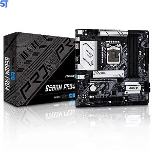 Placa Mãe Asrock B560M PRO4/ Soquete LGA1200/ DDR4