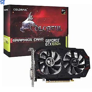 Placa de Vídeo Colorful GeForce GTX 1050 TI 4GB 128 bits GDDR5 4G-V
