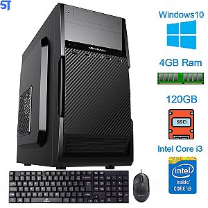 Computador Core i3-2100-HD SSD 120GB -Memória Ram 4GB- Windows 10