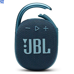 Caixa de Som Portátil JBL Clip 4 Bluetooth 5W À Prova D'água e Poeira Blue