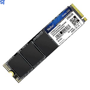 SSD M.2 NVME 256GB Netac  2500Mb/s Leitura 2100Mb/s Escrita