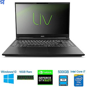 Notebook Avell A62 Liv Intel Core i7 10750H -SSD M.2 500GB- 16Gb Ram DDR4 -PL de Vídeo GTX1650 Ti Windows 10 Home  - Pre