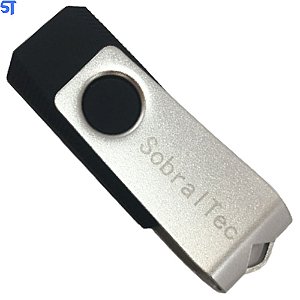 Pen Drive 8Gb USB 2.0 Flash Disk Preto- SobralTec