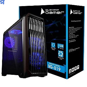 Gabinete Gamer Bg-019 Preto Bluecase - S/ Fonte / Usb 3.0 Frontal