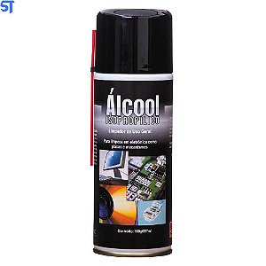 Alcool Isopropilico Spray Aerossol Implastec Isopropanol 227ML  160Gm