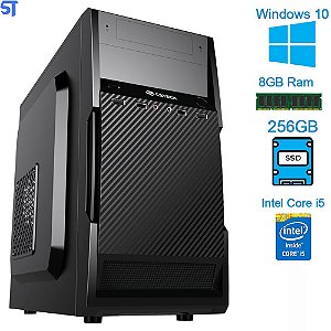 Computador Core i5 10500 Décima Geração- 8GB DDR4-SSD 256GB-Widows 10 Com Teclado e Mouse