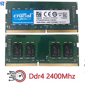Memória Ram Notebook 16GB DDR4 2400Mhz - Crucial