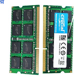 Memória Ram Notebook 4GB DDR3L 1333Mhz - Crucial