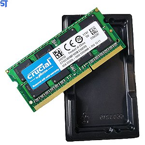 Memória Ram Notebook 4GB DDR3L 1600Mhz - Crucial