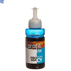 Refil Tinta Corante Epson-Hp Et 365-664 Profit Cyano 70ml