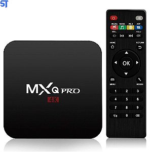 Tv Box Receptor MXQ Pro 4K / 64 GB Ram+512 GB / Android 11.1 / 5G / Wifi 2.4GZ - Preto