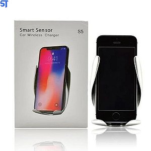 Suporte Carregador Sem Fio Wireless Carro Para iPhone/ Samsung